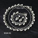 Pearl Jewelry Set Pearl Wedding Jewelry Gold Wedding Jewelry Bridesmaid Jewelry Bridal Jewelry Set