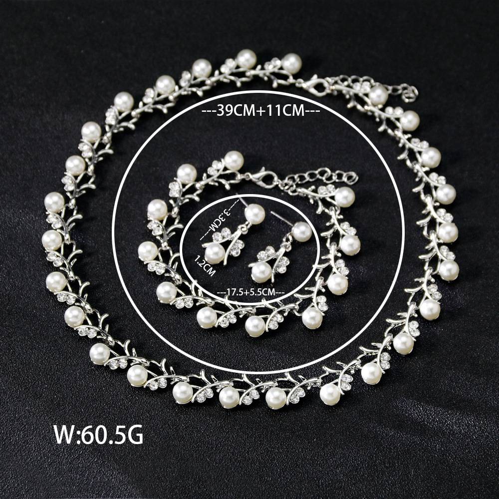 Pearl Jewelry Set Pearl Wedding Jewelry Gold Wedding Jewelry Bridesmaid Jewelry Bridal Jewelry Set