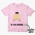 personalized shirt gift for daughter back to school lifestyle view