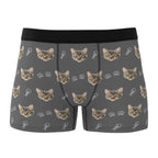 Custom Cat Face Boxer Shorts Men's Boxer Briefs