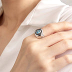 Personalized Birthstone Graduation Ring Graduation Gift for Class of 2024 Graduates