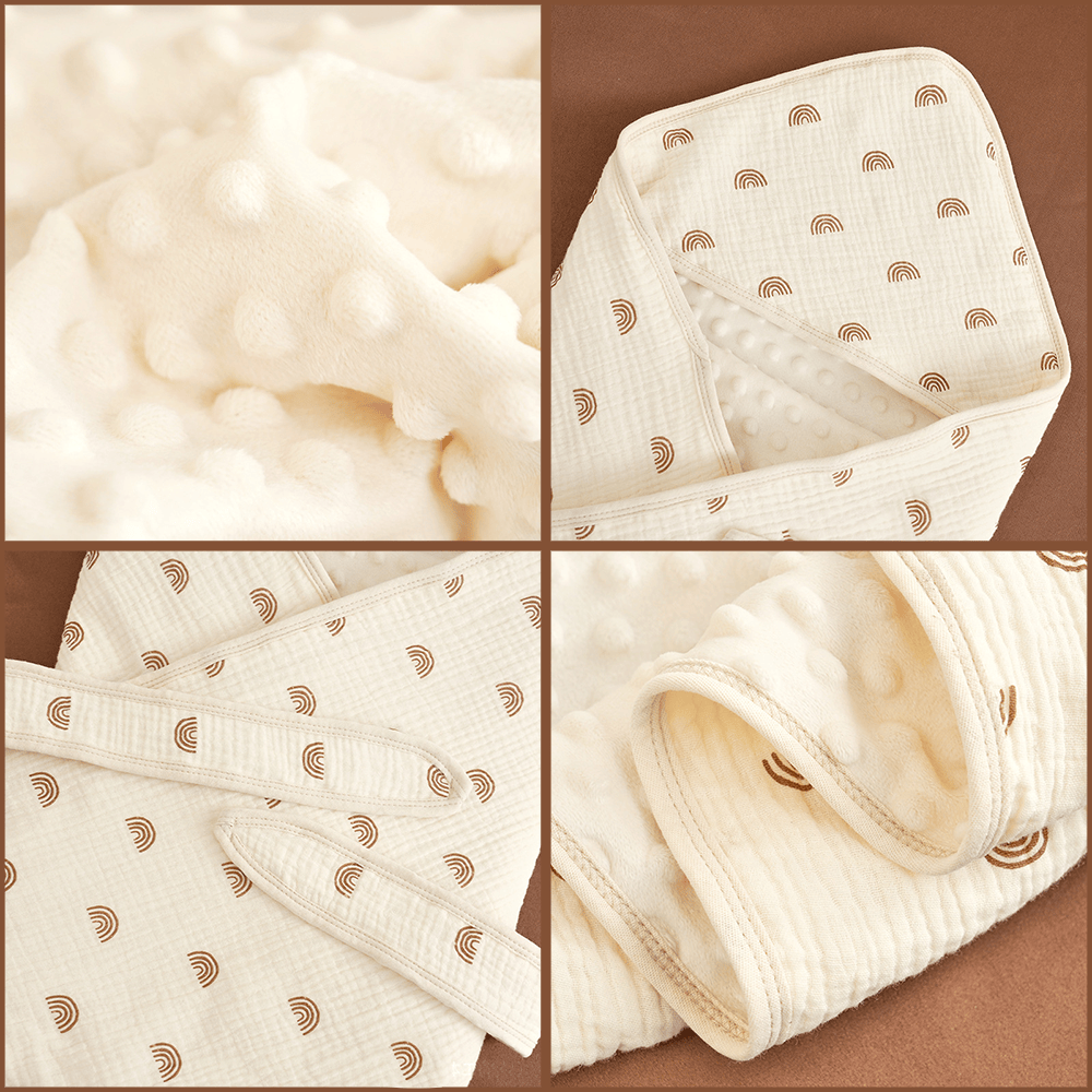 Personalized Baby Swaddle Receiving Blanket Children's Bath Towel Baby Blankets with Name Gift for Newborn Baby