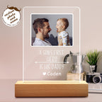 meaningful custom gift for dad with keepsake style