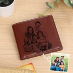 Unique Leather Wallet with Soft Breathable Fabric  gifts for husband