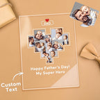 personalized custom gift for dad with clear acrylic finish photo