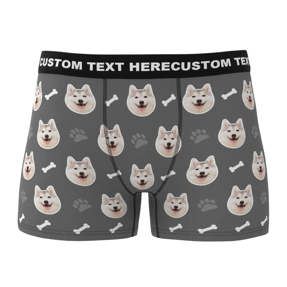 personalized face photo mens underwear custom design gift for boyfriend