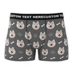 personalized face photo mens underwear custom design gift for boyfriend