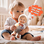 Custom Head Recording Soothing Doll with Cute Body Personalized Comfort Toy