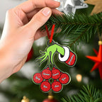 Personalized Christmas Acrylic Ornament with Family Name Christmas Tree Decoration Gift for Family