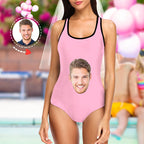 Custom Face Swimsuit Ladies One Piece Swimwear