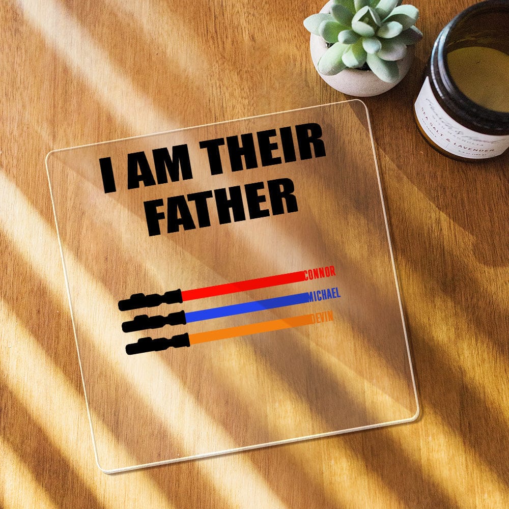 thoughtful ornament for dad with custom detail