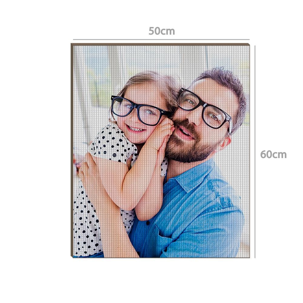 Pintura de diamantes 5D personalizada sin marco - 7 colores