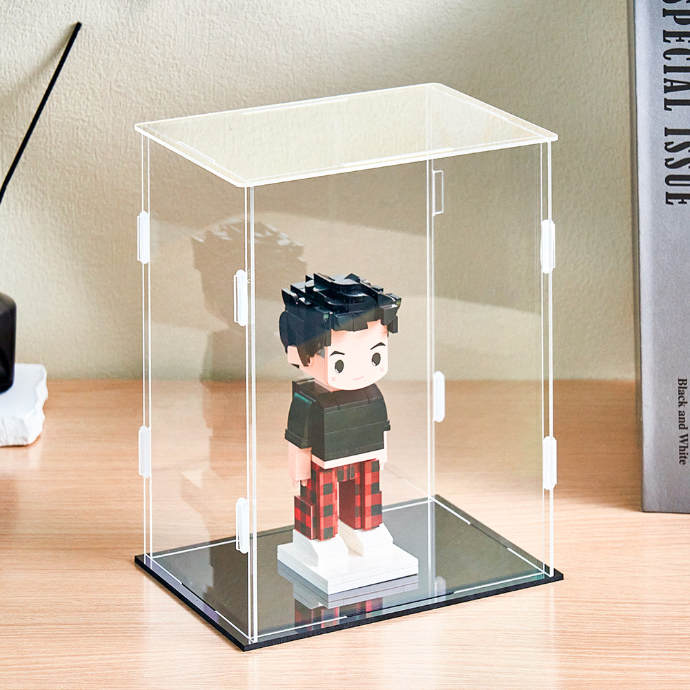 custom bobble head make memories stand tall personalized bobblehead character dustproof clear front view