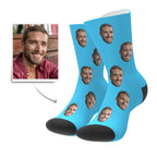 personalized face photo socks comfortable daily style gift for boyfriend
