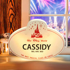 Custom Disney decorative lights Personalized Engraved Names Any Location Christmas Gift Home Decor