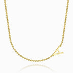 Custom Initial Letter Necklace S925 Silver