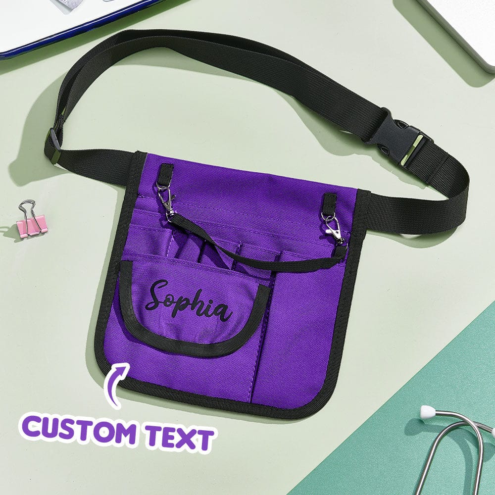 Personalized Name Nurse Fanny Pack Nurse Organizer Bag Gifts for Medical Staff