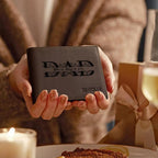 personalized leather wallet for dad with premium leather style