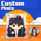 Personalized Brick Figure Fridge Magnets Pink Photo Stickers DIY Gift Fridge Magnets Gifts For Girlfriend Boyfriend Valentines Day