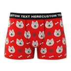 personalized face photo funny romantic gift mens underwear gift for boyfriend