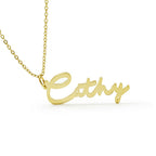 Custom Personalized Signature Style Name Necklace