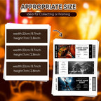 Personalized Photo & Text Custom Concert Ticket Keepsake – Memory Card for Special Moments