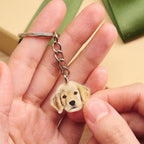 Personalized Pet Portrait A Big Love Acrylic Keychain