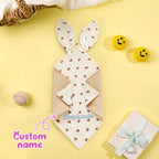 Personalized Soothe Towel Bibs Cute Soft Sleeping Towel with Embroidered Name Gifts for Baby