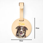 Luggage Tag Round Travel ID for Travel Days