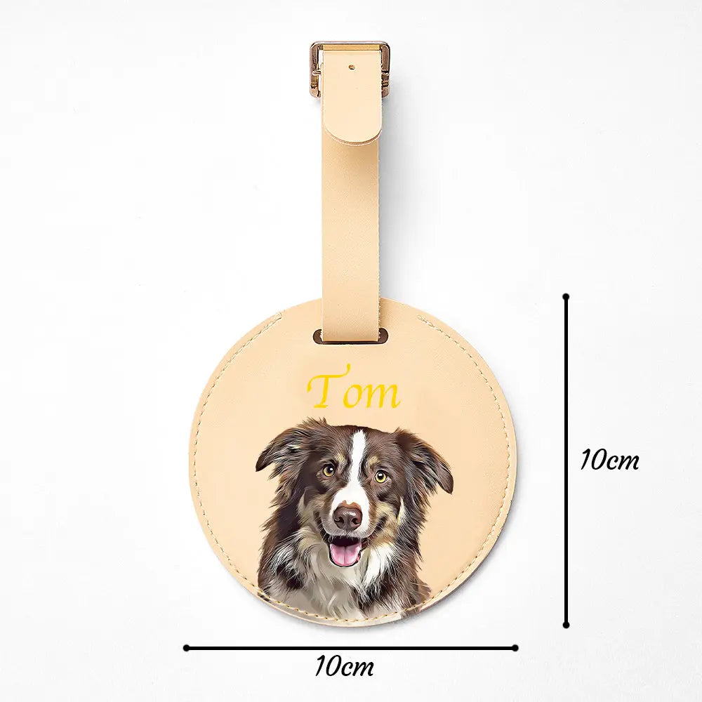 Luggage Tag Round Travel ID for Travel Days