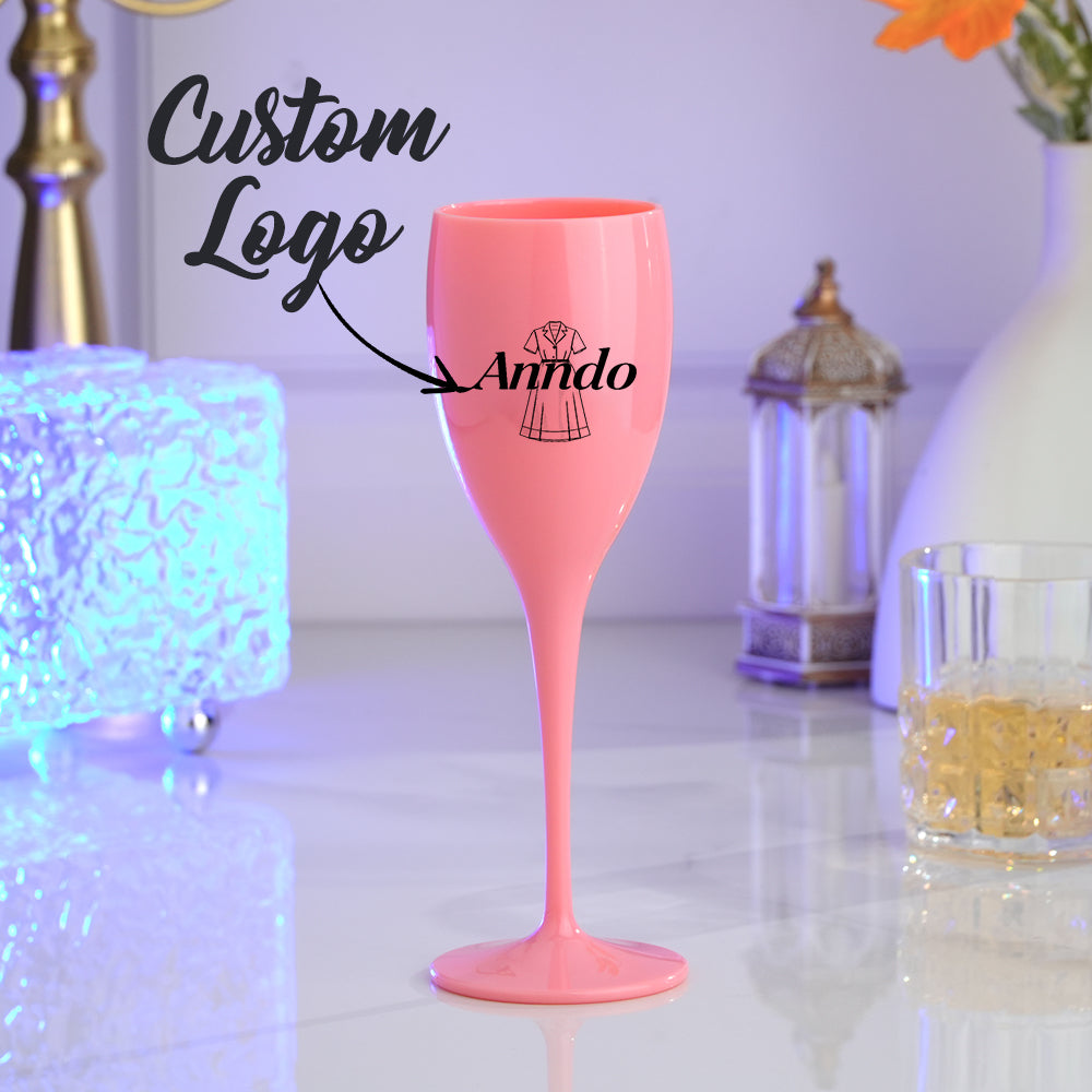 unique champagne toasting flutes birthday bachelorette bridal favors her close up