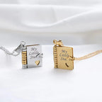 personalized necklace gift for daughter reading gift product photo