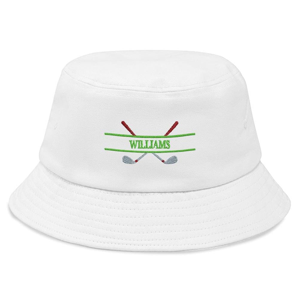 Custom Embroidery Golf Bucket Hat Personalized Name Fisherman Cap Gift for Golf Lover