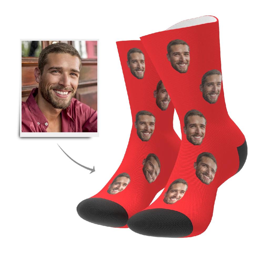 photo socks comfortable daily style gift for boyfriend