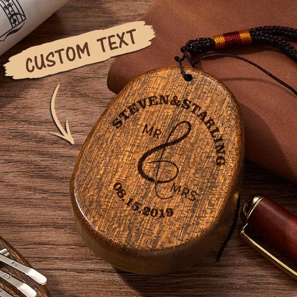 Custom 8 Keys Mini Kalimba Thumb with Name and Date