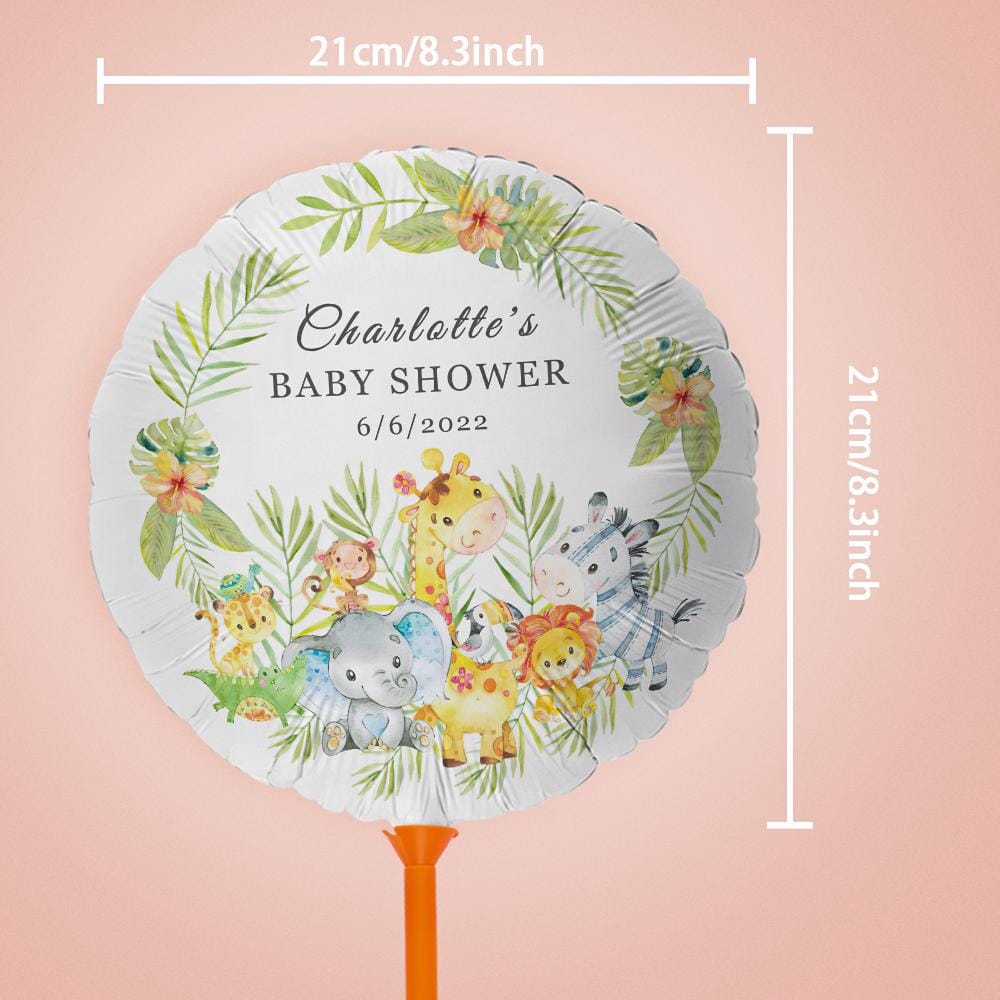 Custom Birthday Balloons Animals Balloons for Baby Shower Party Decorations