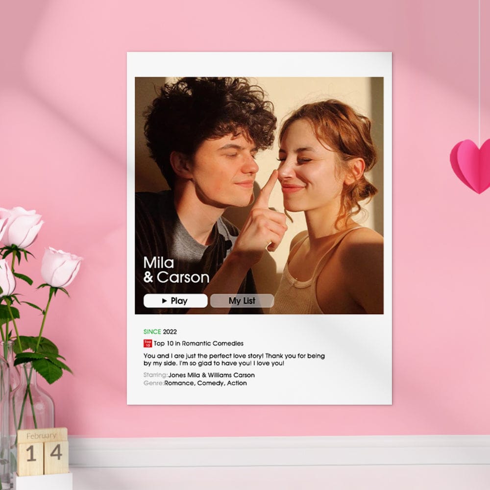 Custom Movie Poster Personalized Wall Art Print Poster