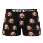 personalized face photo soft stretch comfort boxer shorts gift for boyfriend