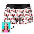 boxer shorts personalized face photo funny romantic gift for boyfriend