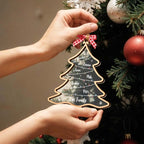 Personalized Christmas Tree Ornament with Names Family Christmas Ornament Gift