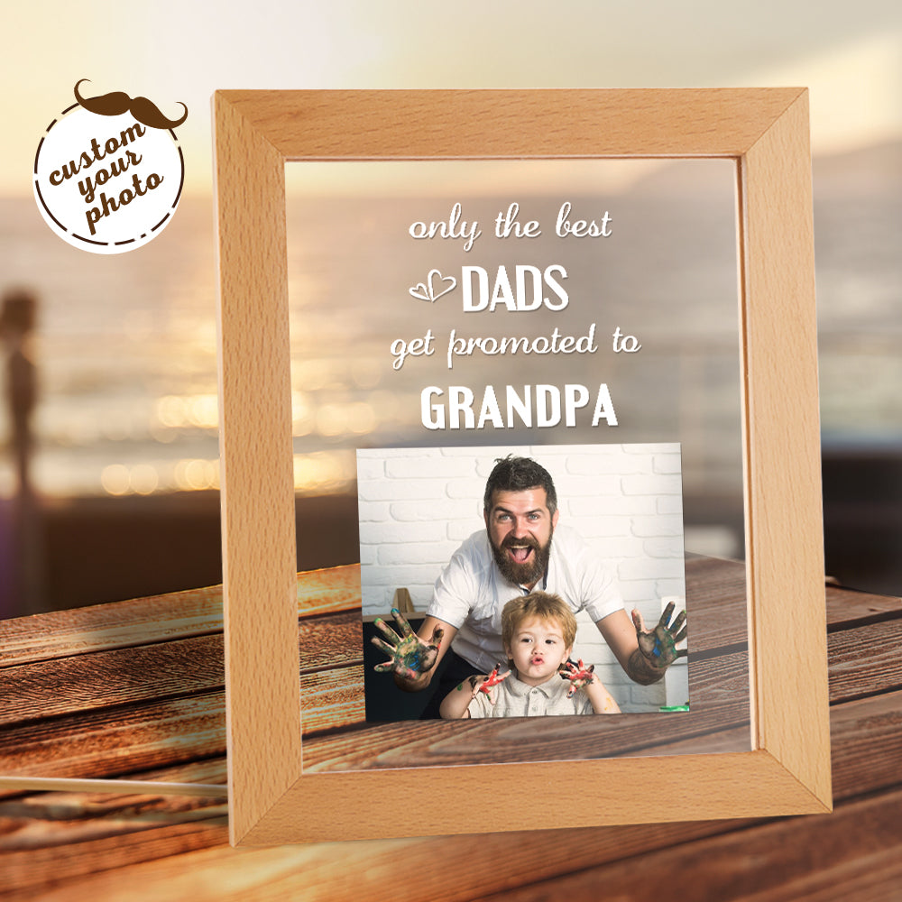 night light promoted to grandpa personalized photo warm led glow