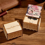 Personalized Wooden Music Box Custom Music Box Gift for Mother