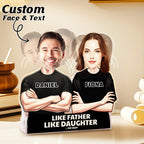 Smile Every Time It Shakes Mother's Day Gifts for Mom - Personalized Face Shaking Head Acrylic Standee for Desk Decor & Funny Surprises