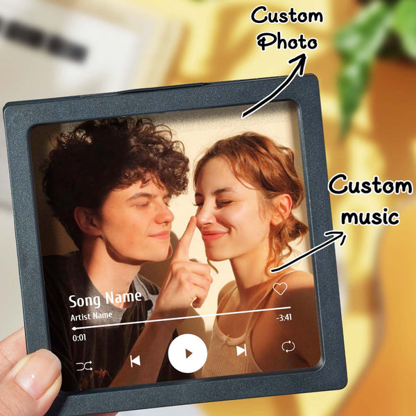 Customizable Photo Music Fridge Magnet for Personalized Gifts