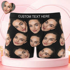 Personalized Big Face Boxer Custom Text Men Underwear Christmas Gift Personalized Photo Funny Valentines Gift