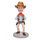 personalized bobblehead capture moment miniature bobblehead keepsake character west cowboy bobblehead display
