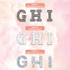 Personalized Hot Water Bottle with Initial Hot Compress and Cold Therapy Hot Water Bag for Winter Gifts