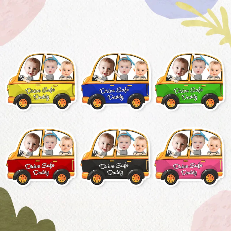 Personalized Drive Safe Car Air Freshener Custom Air Freshener Rearview Mirror Ornament Gifts for Father