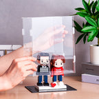 bobblehead gifts bring joy desk figurine character dustproof clear acrylic display close up