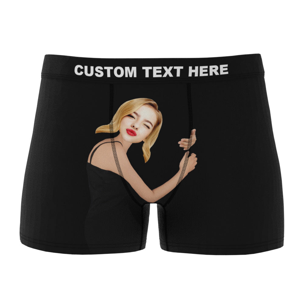 personalized photo boxer shorts gift for boyfriend